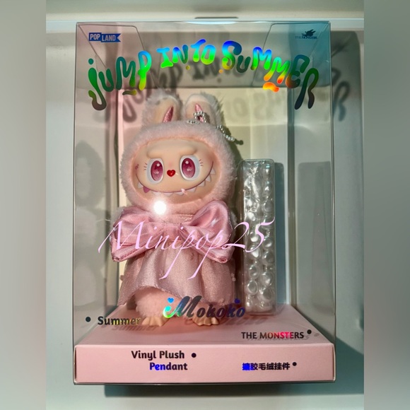 Authentic JUMP INTO SUMMER Series - MOKOKO Vinyl Plush Doll Pendant - EXCLUSIVE
